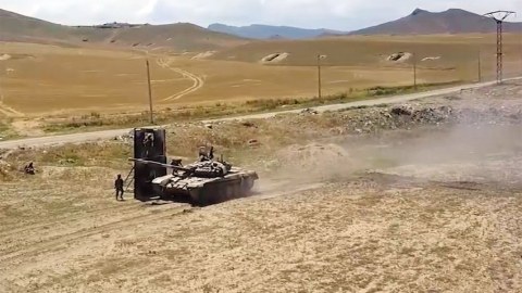 Hərbçilərimiz təlim toplanışında - VİDEO