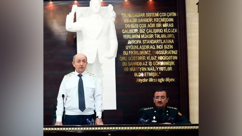 Penitensiar xidmətin yeni rəisi kollektivə təqdim olundu