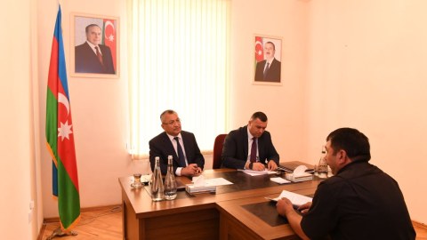 Komitə sədri Daşkəsəndə vətəndaşları qəbul edib - FOTOLAR