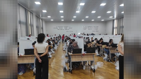 Bugünkü MİQ imtahanından FOTOLAR