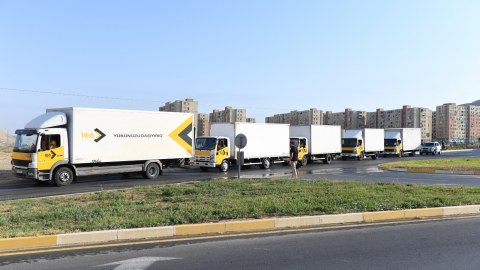 Laçına 351 nəfər məcburi köçkün köçürülüb - FOTOLAR