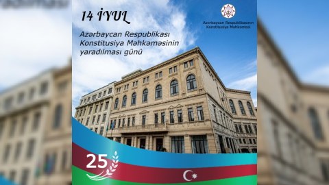 Konstitusiya Məhkəməsinin fəaliyyətə başlamasından 25 il keçir