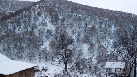 Yayda Azərbaycana qar yağdı - FAKTİKİ HAVA