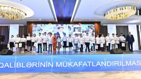 Kapital Bank-ın dəstəyilə keçirilən olimpiadanın qalibləri təltif edildi