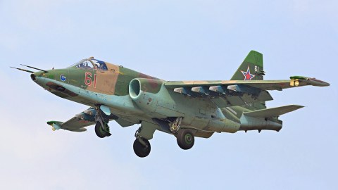 Rusiyanın Su-25 qırıcısı qəzaya uğrayıb