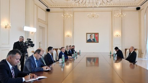 Prezident Fuat Oktayı qəbul etdi 
