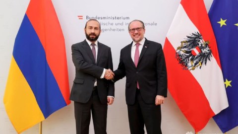 Mirzoyan Avstriya XİN başçısı ilə görüşdü