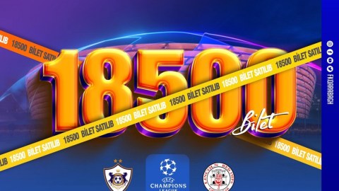“Qarabağ”ın oyununa 18 500 bilet satılıb