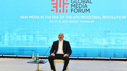 İlham Əliyev Şuşadakı Forumda çıxış edib - YENİLƏNİB