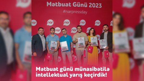Mətbuat günü münasibətilə intellektual yarış keçirildi - FOTOLAR