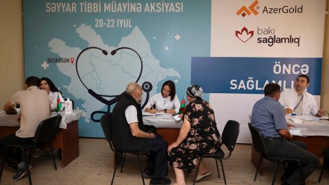 Daşkəsən sakinləri müayinə prosesinə cəlb edildi - FOTO