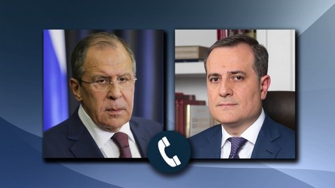Ceyhun Bayramov Lavrovla danışıqlar apardı - YENİLƏNİB