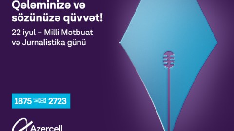 Azercell media nümayəndələrinə hədiyyə təqdim edir! 