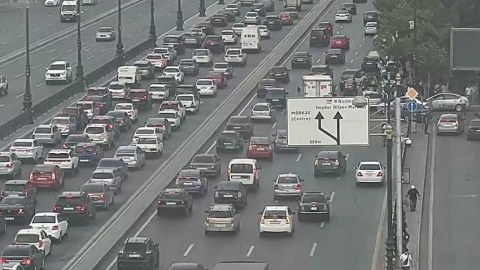 Hazırda tıxac olan yollar - SİYAHI