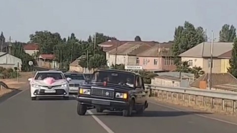 Toy karvanında avtoxuliqanlıq edən sürücü TUTULDU