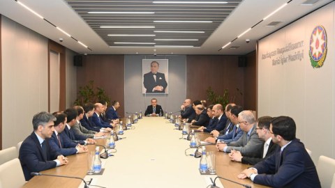 XİN-də Xələf Xələfovla vida görüşü