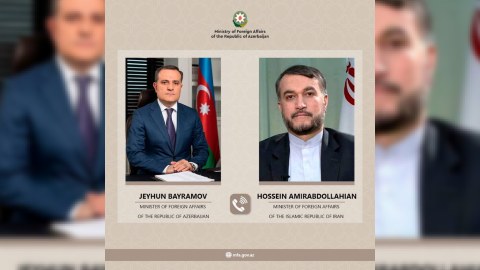 Ceyhun Bayramov Abdullahianla danışıqlar APARDI