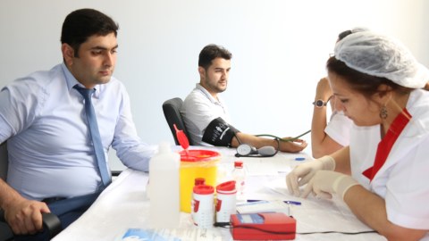 Bakıda qanvermə aksiyasına 160 tibbi personal cəlb edilib
