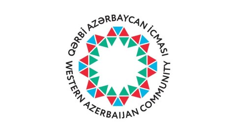 Qərbi Azərbaycan İcması bəyanat yaydı 