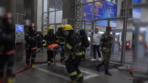 FHN metroda təlim keçirdi - VİDEO