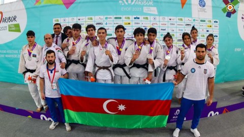 Yeniyetmə cüdoçularımız Avropada 1-ci oldular