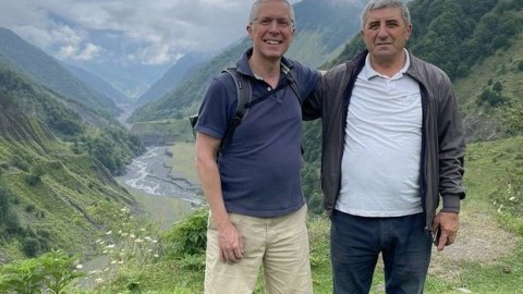 Britaniya səfiri Qaxa gedib - FOTO