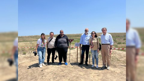 Bir qrup amerikalı jurnalist və media eksperti Ağdamda - FOTO