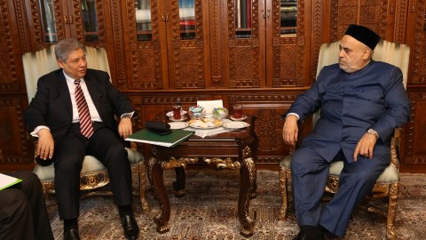 Şeyx Misirin Azərbaycandakı səfiri ilə görüşüb