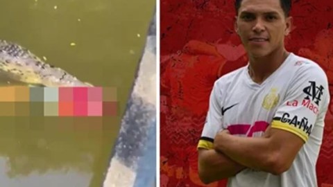 Timsah 29 yaşlı futbolçunu yedi