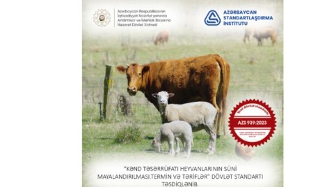 Kənd təsərrüfatına aid yeni dövlət standartı qəbul edildi