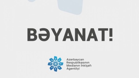 MEDİA bəyanat yaydı