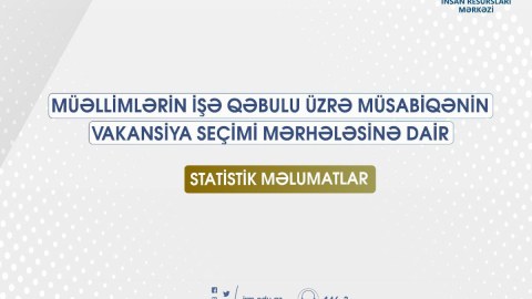 MİQ-in vakansiya seçiminə dair statistik məlumatlar