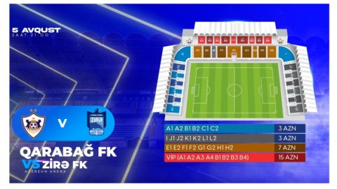 “Qarabağ”ın oyununun biletləri bu gün satışa çıxarılacaq