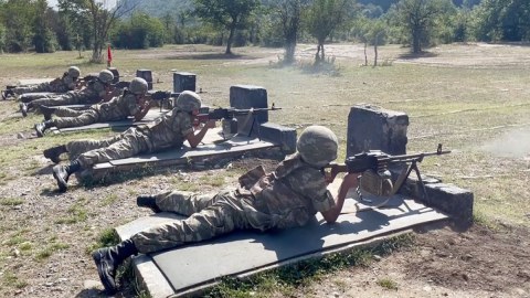 Kursantların düşərgə toplanışı - VİDEO
