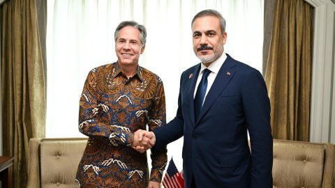 Hakan Fidan Blinkenlə Azərbaycanı müzakirə etdi 