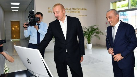 Qazaxın su təchizatı sistemləri istismara verildi