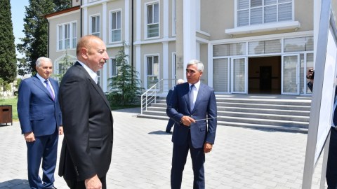 Samuxda musiqi məktəbinin yeni binası istifadəyə verildi - FOTOLAR