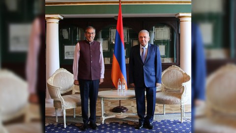 Ermənistan və Hindistan səfirləri Qarabağı müzakirə etdi 