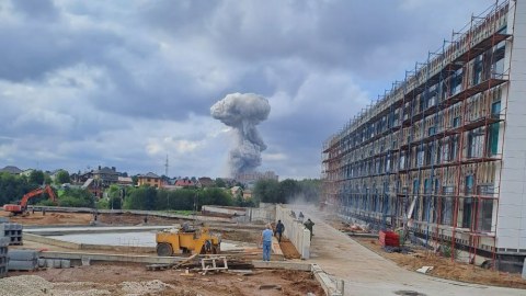 Moskva yaxınlığında güclü partlayış: 52 nəfər yaralandı - VİDEO (YENİLƏNİB)