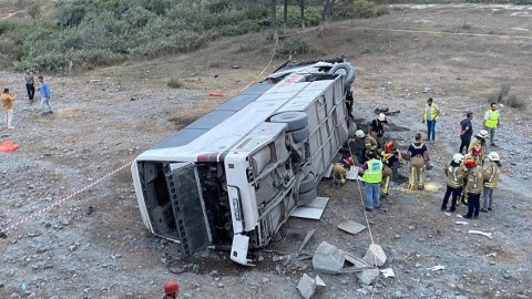 Hava limanı işçiləri qəzaya düşdü - 29 yaralı var