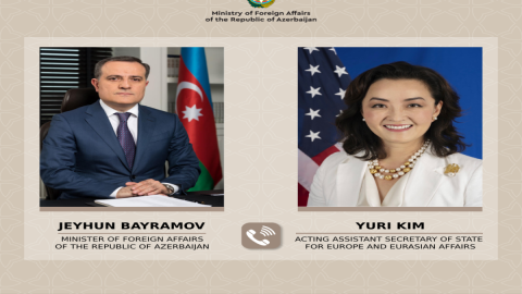 Ceyhun Bayramov Blinkenin köməkçisi ilə danışıqlar APARDI