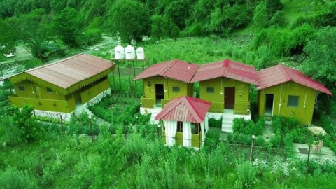 Şəkidə istirahət mərkəzində YANĞIN