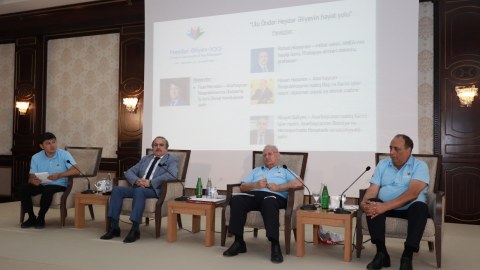Yay Düşərgəsində Heydər Əliyevdən bəhs olundu - FOTO