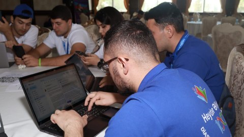 IV Yay Düşərgəsinin iştirakçıları müraciət ünvanladı - FOTOLAR