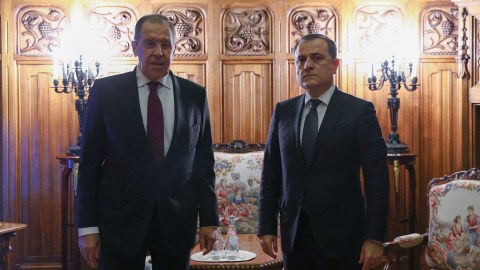 Ceyhun Bayramov Lavrovla danışıqlar APARDI