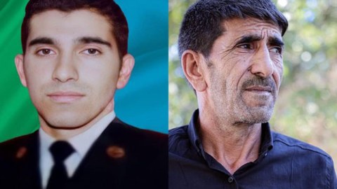 İtkin düşən hərbçimizin atası vəfat etdi