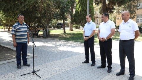 Gəncədə sahibkarlarla görüş keçirildi - FOTOLAR