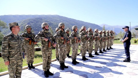 Baş prokuror Kəlbəcər və Laçında hərbçilərlə GÖRÜŞDÜ