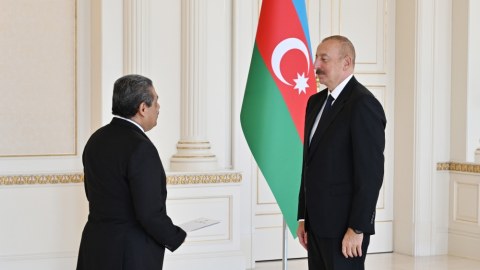 Prezident Kolumbiya səfirinin etimadnaməsini qəbul etdi - YENİLƏNİB