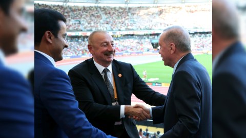 Liderlər Budapeştdə - FOTOLAR